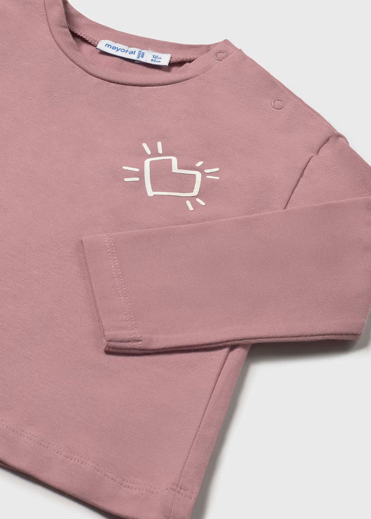 MAYORAL BABYS T SHIRT WITH BACK PRINT