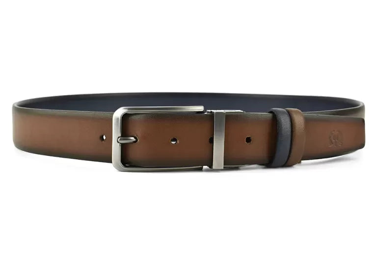 MONTE NAPOLEONE REVESIBLE LEATHER BELT