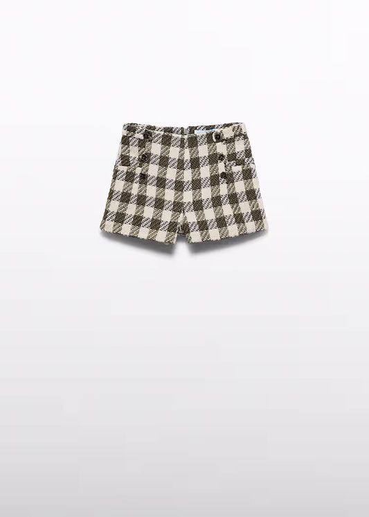 ABEL & LULA GIRLS GINGHAM SHORTS