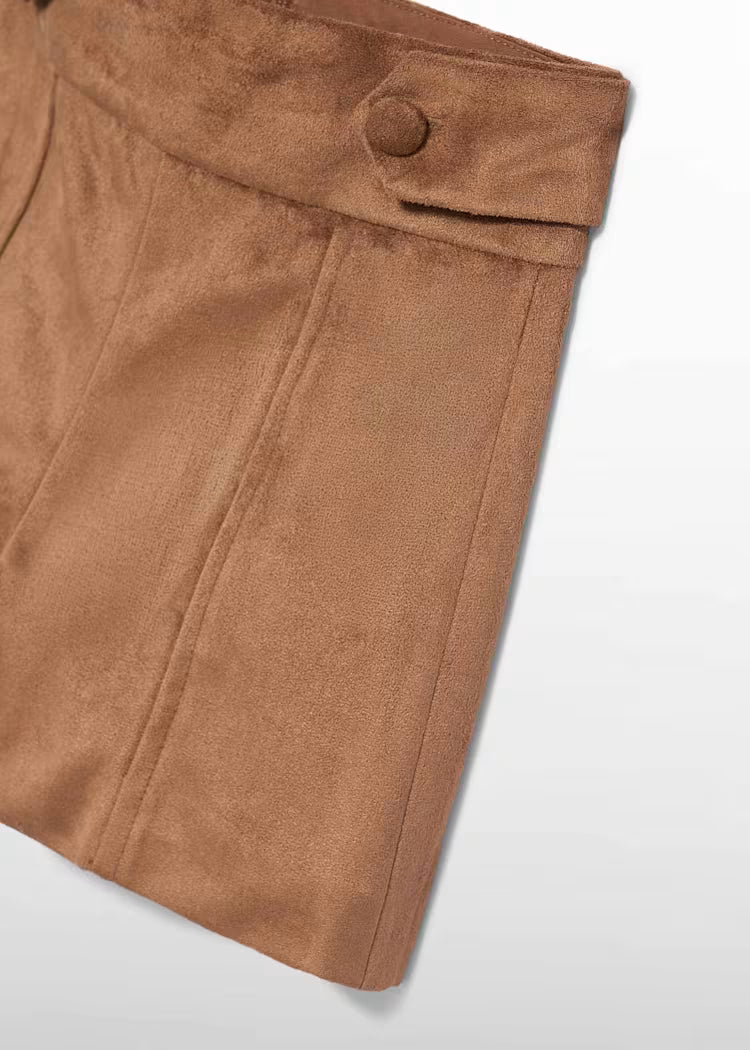 ABEL & LULA GIRLS FAUX SUEDE BERMOUDA
