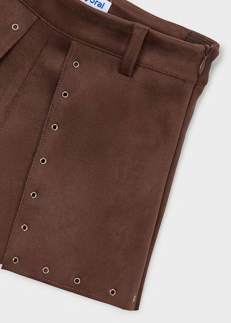MAYORAL GIRLS SOFT SUEDE SKORT