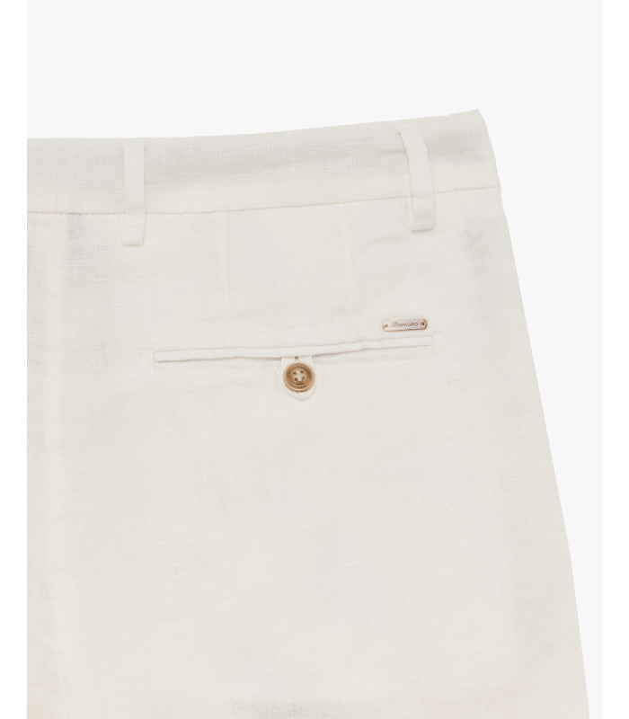 GIANNI LUPO LINEN DRAWSTRING BERMUDA