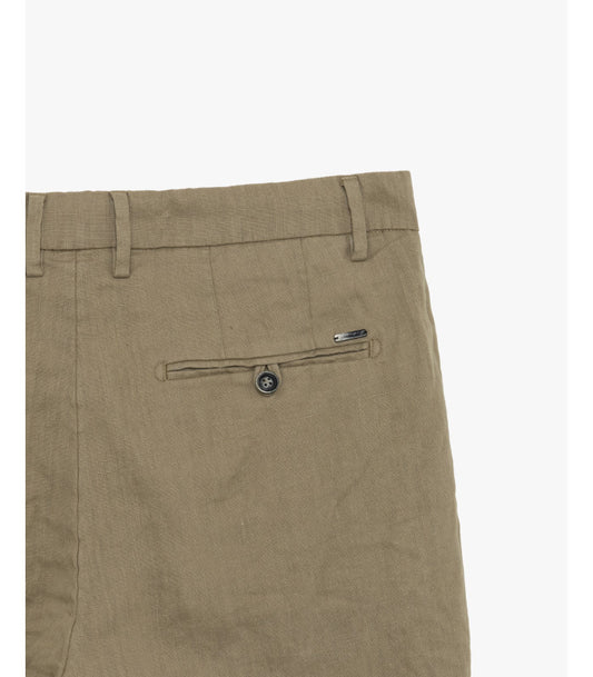 GIANNI LUPO LINEN DRAWSTRING BERMUDA