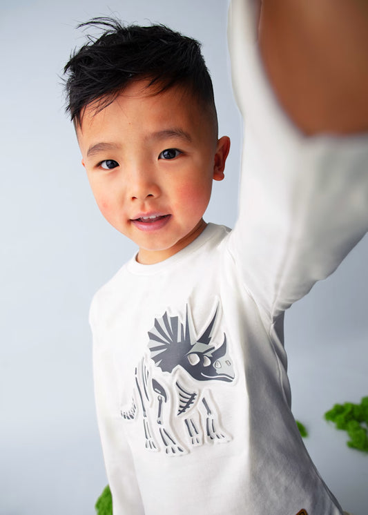 MAYORAL L/S T SHIRT WITH INTERACTIVE DINOSAUR