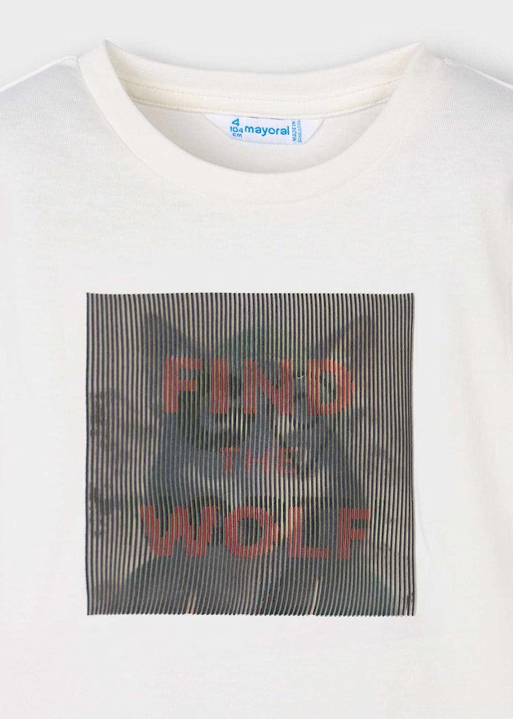 MAYORAL BOYS LS WOLF T SHIRT