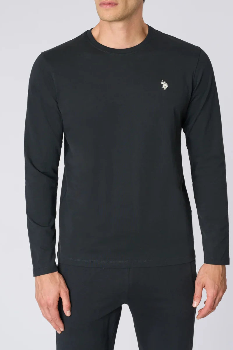 U.S POLO MAN LS BASIC LOGO T SHIRT