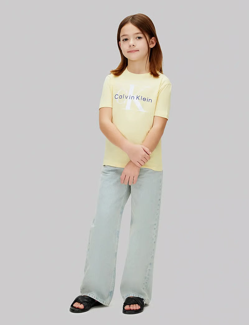 CALVIN KLEIN KIDS CK MONO LOGO T SHIRT