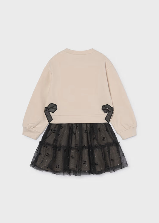 MAYORAL GIRLS TULLE SKIRT & JUMPER SET
