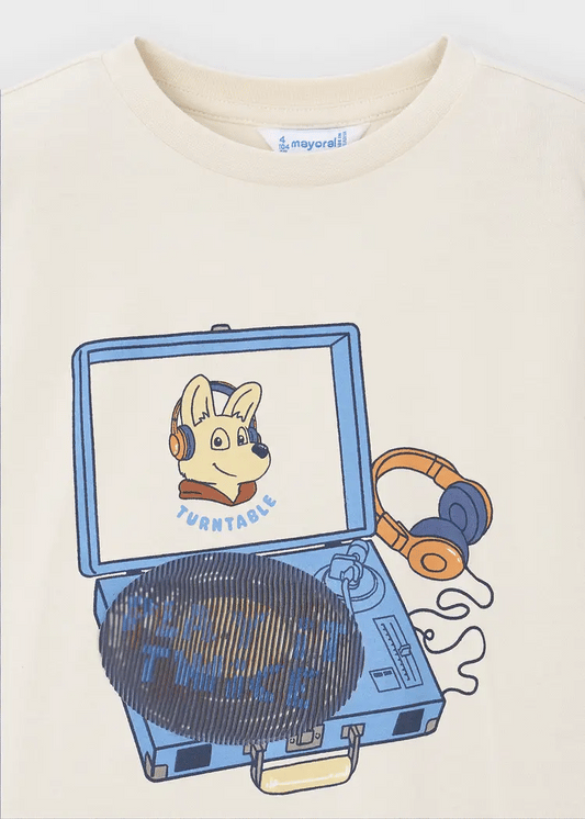 MAYORAL KIDS LS PRINTED T SHIRT