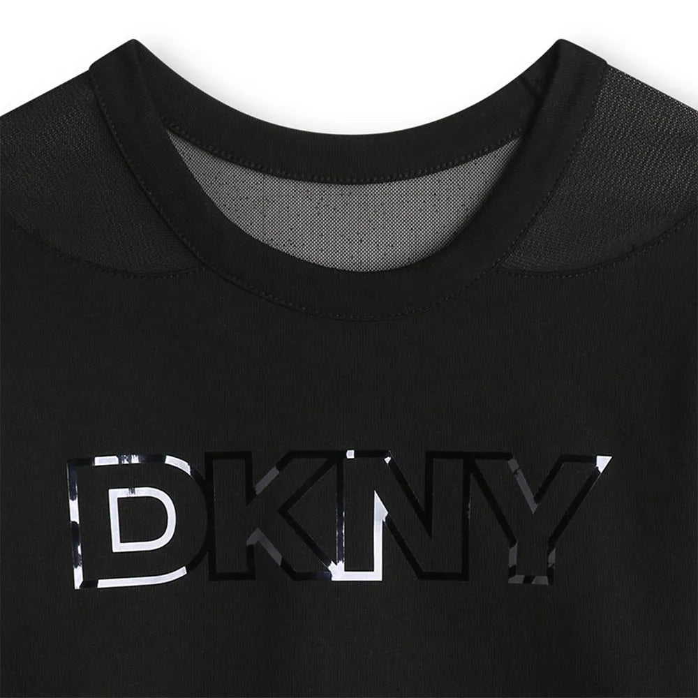 DKNY KIDS EMBROIDERED T SHIRT