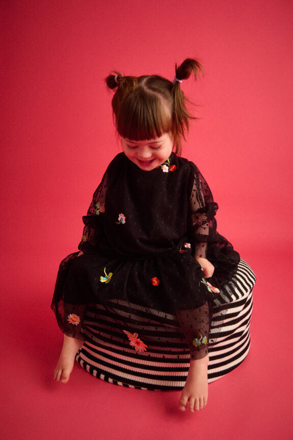 TWO IN A CASTLE DOLCE VITA EMBROIDERED LACE DRESS