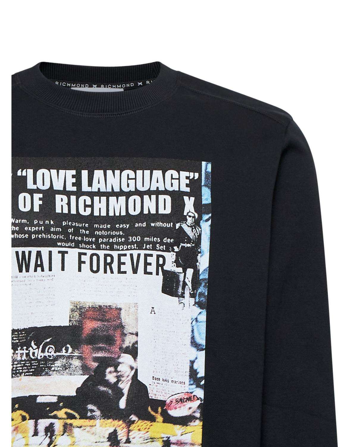 JOHN RICHMOND X GRAPRHIC SWEATSHIRT
