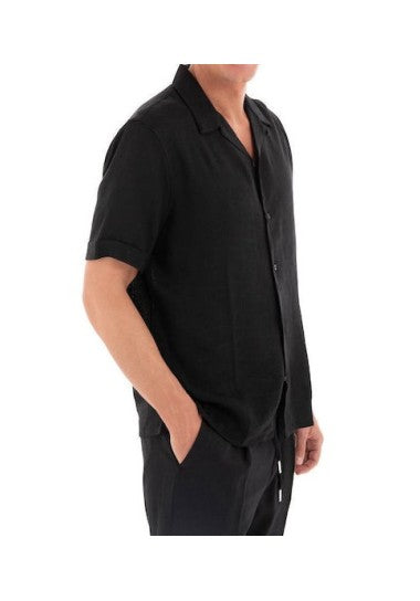 GIANNI LUPO LINEN SHORTSLEEVE SHIRT