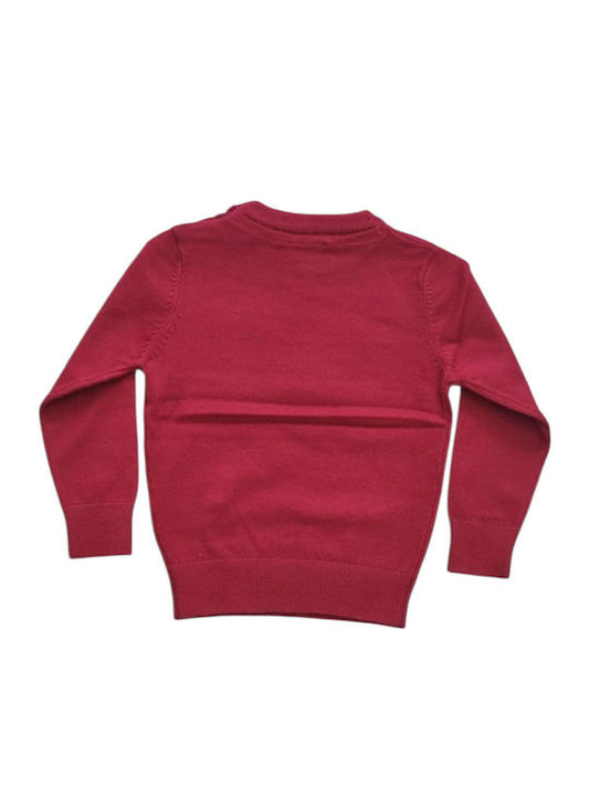 TRUSSARDI KIDS EMBROIDERED EMBOLDENED SWEATER