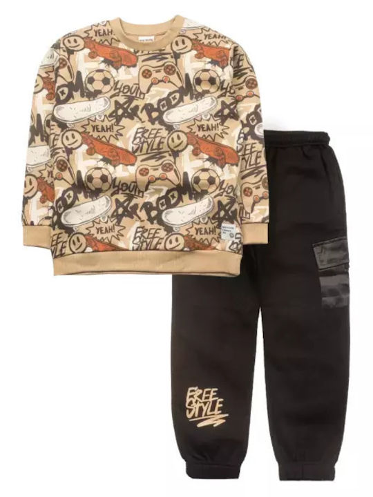 NEW COLLEGE ALLOVER PRINT BOYS TRACKSUIT