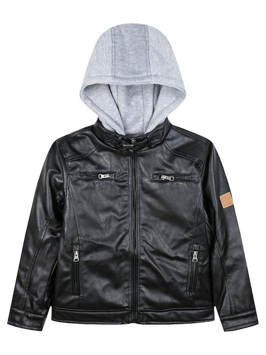 ENERGIERS KIDS FAUX LEATHER JACKET