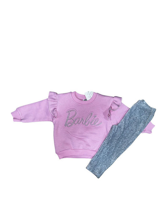 SWEET BABY GIRLS VOLAN JUMPER ANG LEGGINGS SET