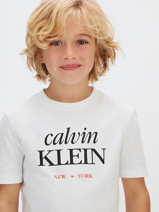 CALVIN KLEIN KIDS LOGO T SHIRT