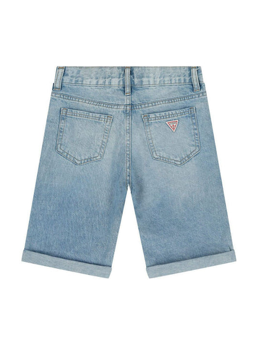 GUESS KIDS DENIM LINEN SHORTS