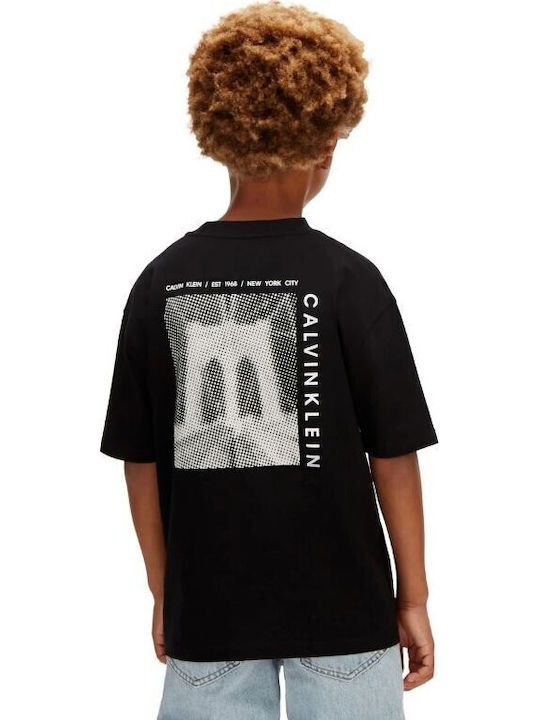CALVIN KLEIN KIDS BRIDGE BACKPRINT T SHIRT