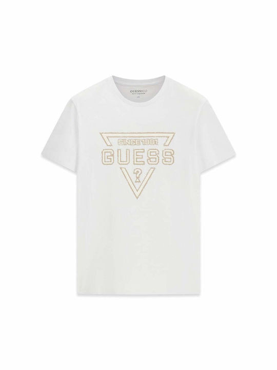 GUESS MAN TRIANGLE LOGO T SHIRT