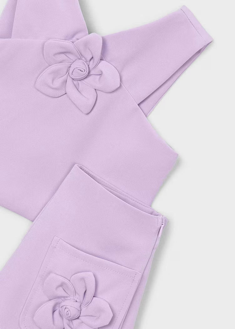 MAYORAL FLOWER SET WITH BERMUDA SHORTS