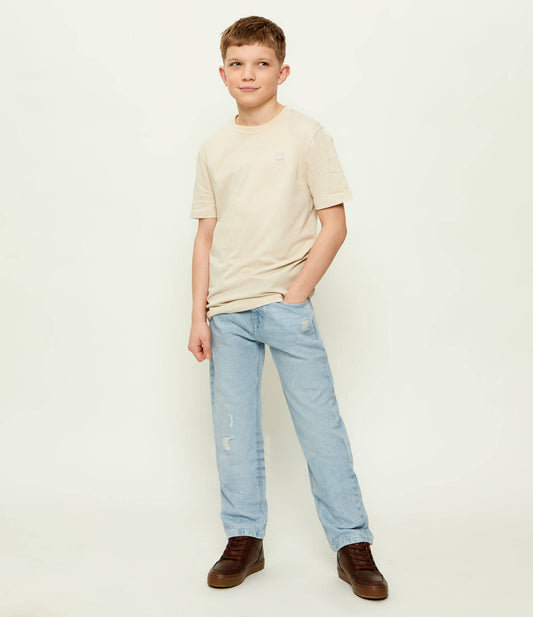CALVIN KLEIN KIDS MONO MINI BADGE REGURAL T SHIRT