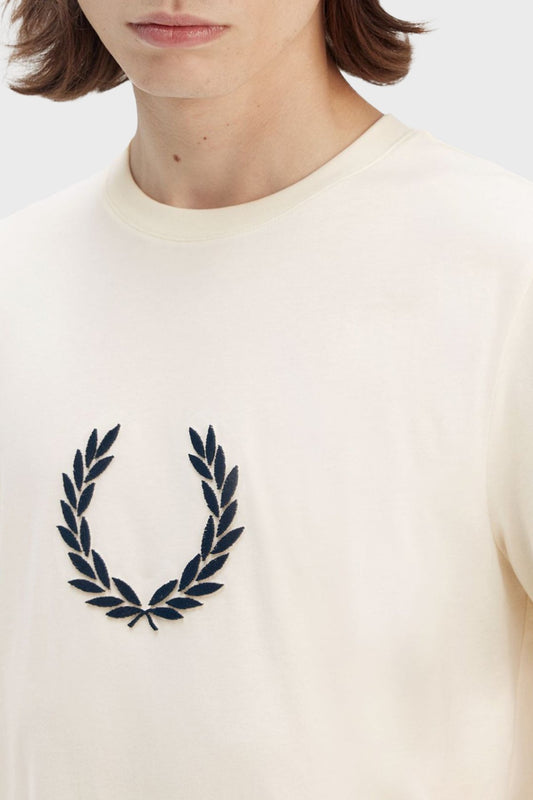FRED PERRY EMBROIDERED T SHIRT
