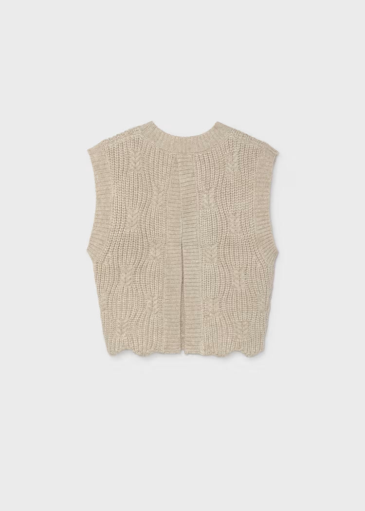 MAYORAL GIRLS KNITTED VEST