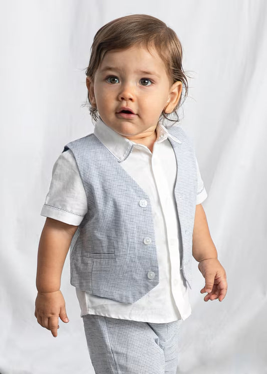 MAYORAL LINEN SUITING VEST