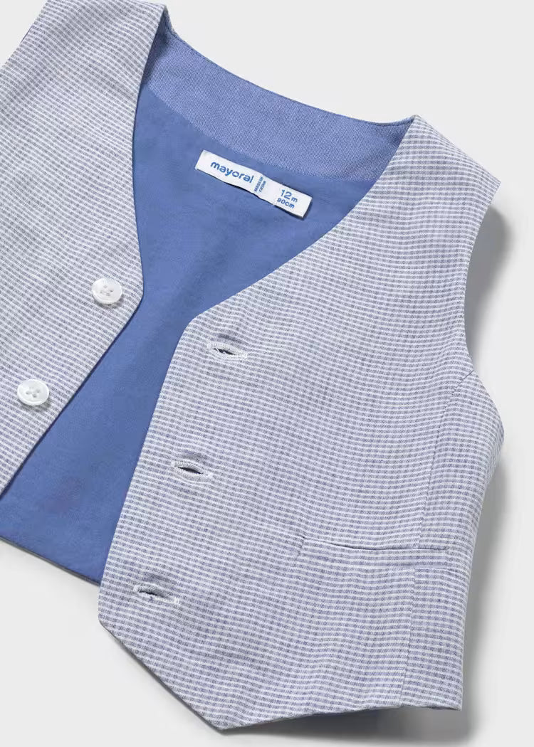 MAYORAL LINEN SUITING VEST