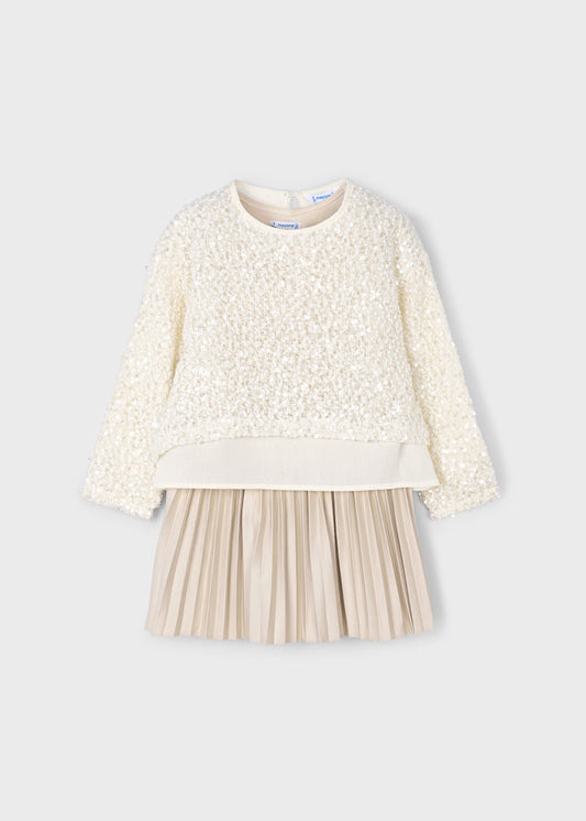 MAYORAL GIRLS COMBINED SEQUIN DRESS