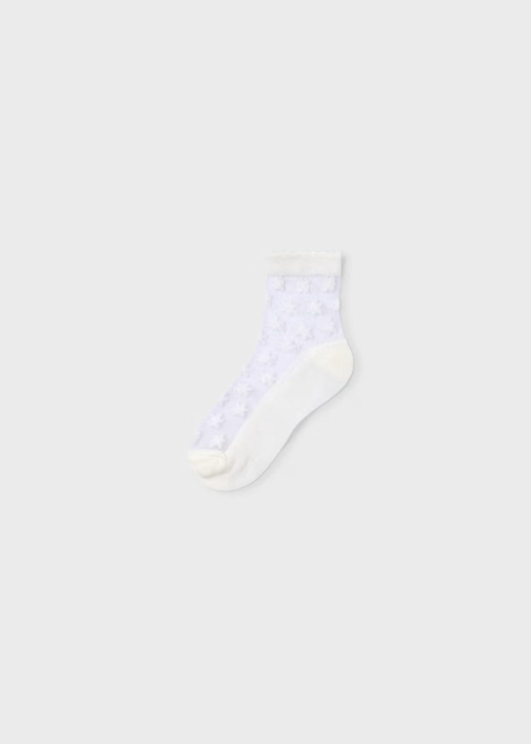 MAYORAL GIRL'S FLOWER SOCKS