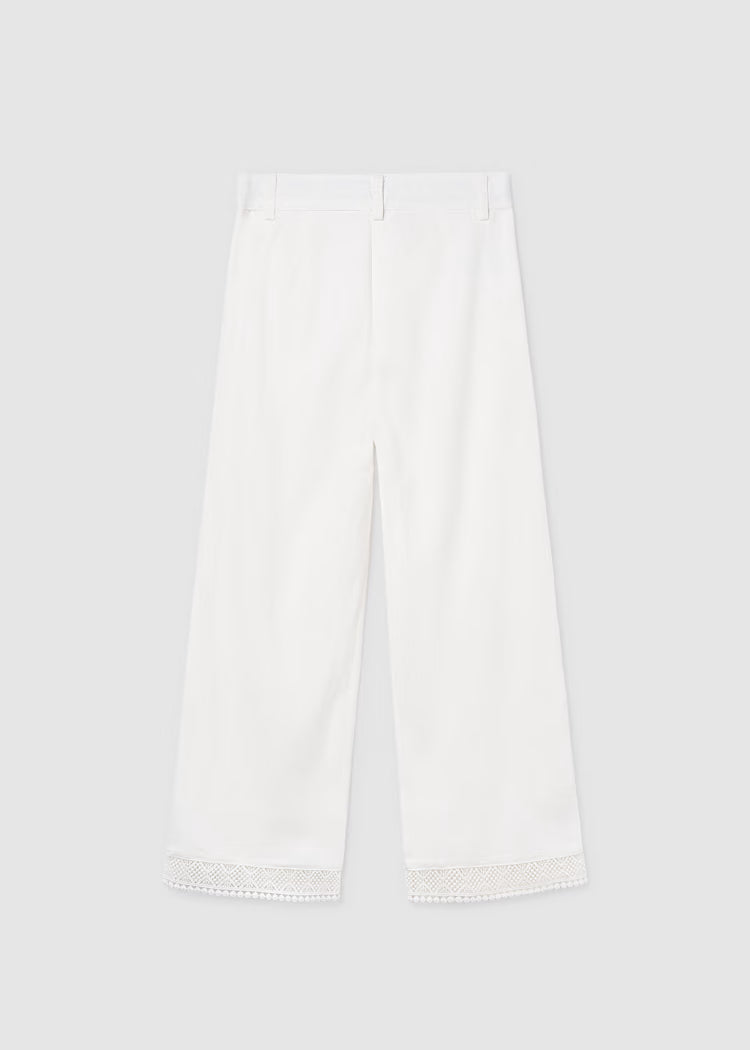 MAYORAL PANTS WITH EMBROIDERED RIBBON