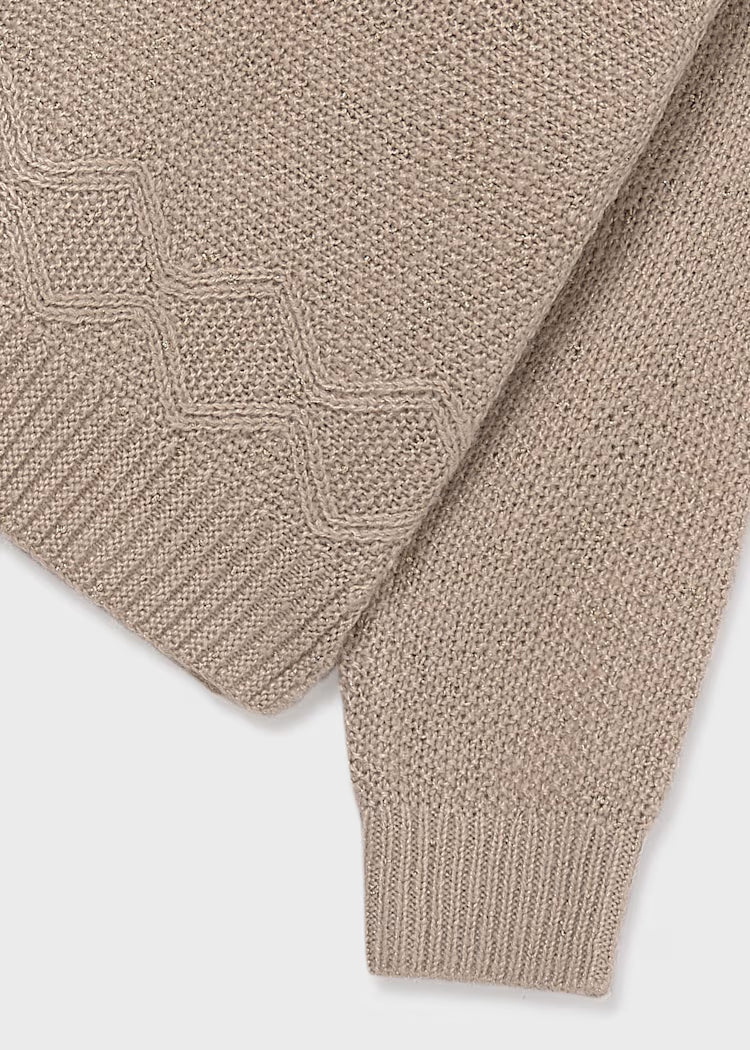 MAYORAL GIRLS METALLIC YARN JUMPER