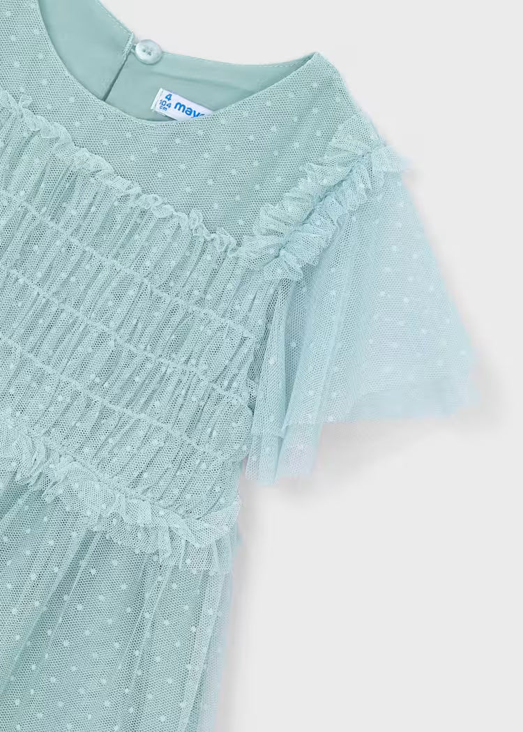 _MAYORAL TULLE PLUMETI DRESS