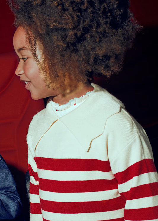 MAYORAL GIRLS STRIPED JUMPER