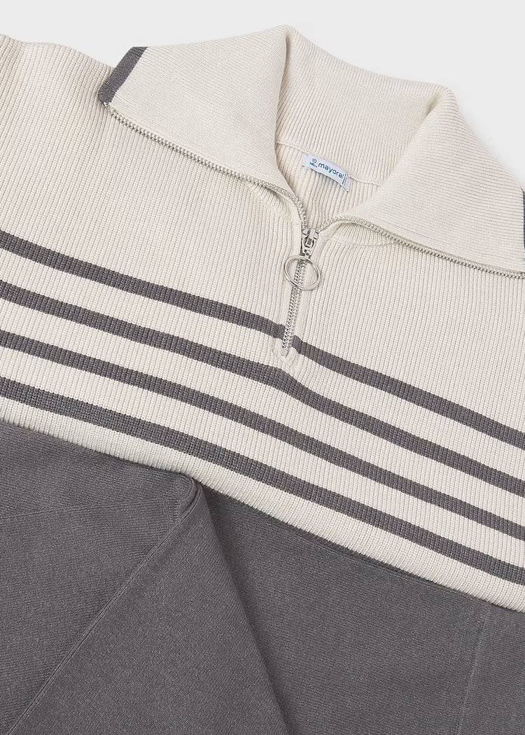 MAYORAL GIRLS TROUSER AND STRIPED JUMPER SET