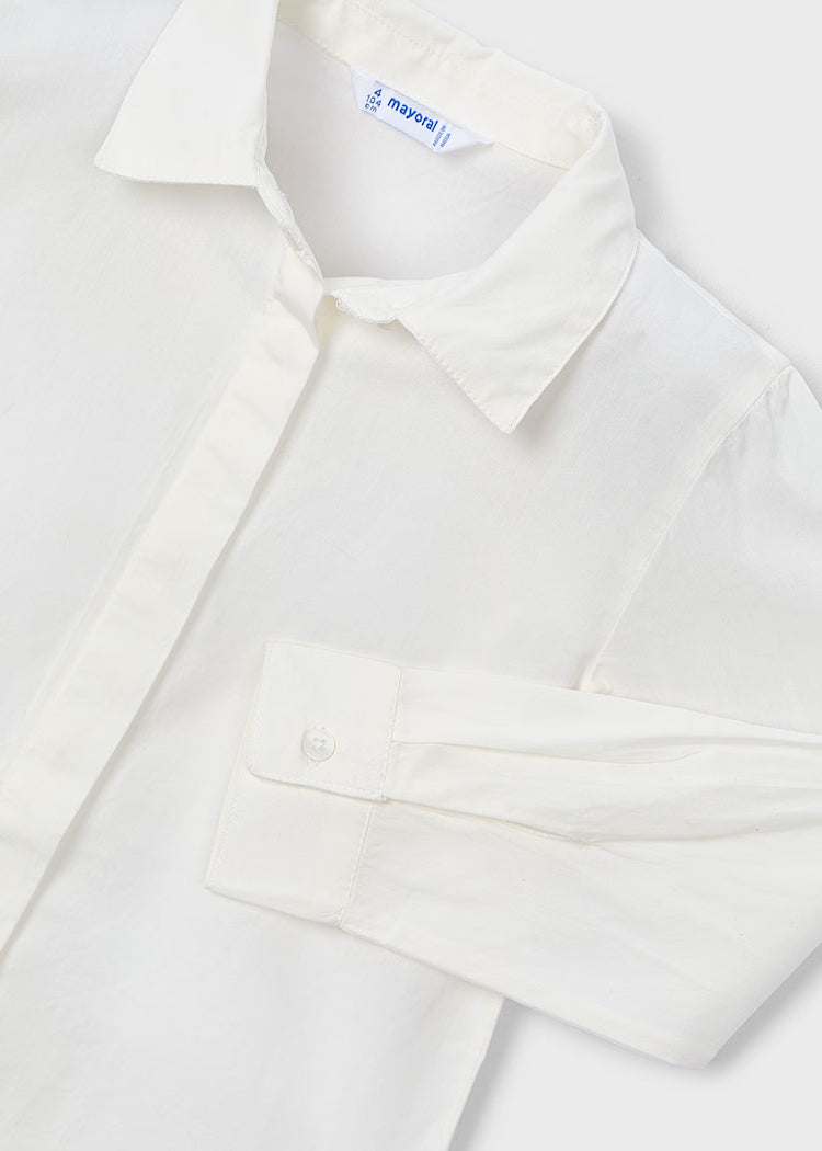 MAYORAL GIRLS VEST AND BLOUSE SET