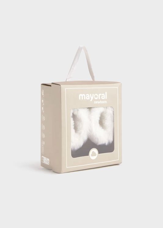 MAYORAL NEWBORN KIDS FUR BOOTS