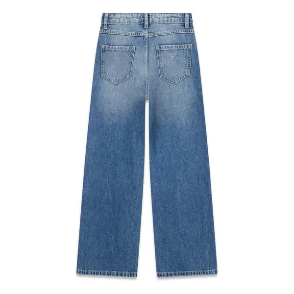 GUESS KIDS GIRLS 90S RIGID DENIM WIDE PANTS