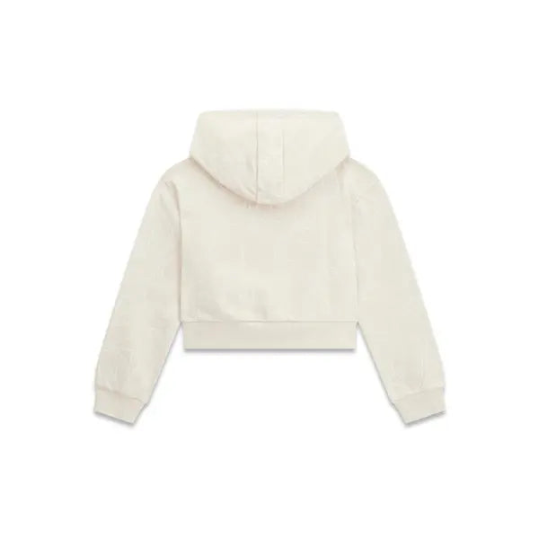 GUESS KIDS GIRLS HOODED MULTIPATTERN SWEATSHIRT