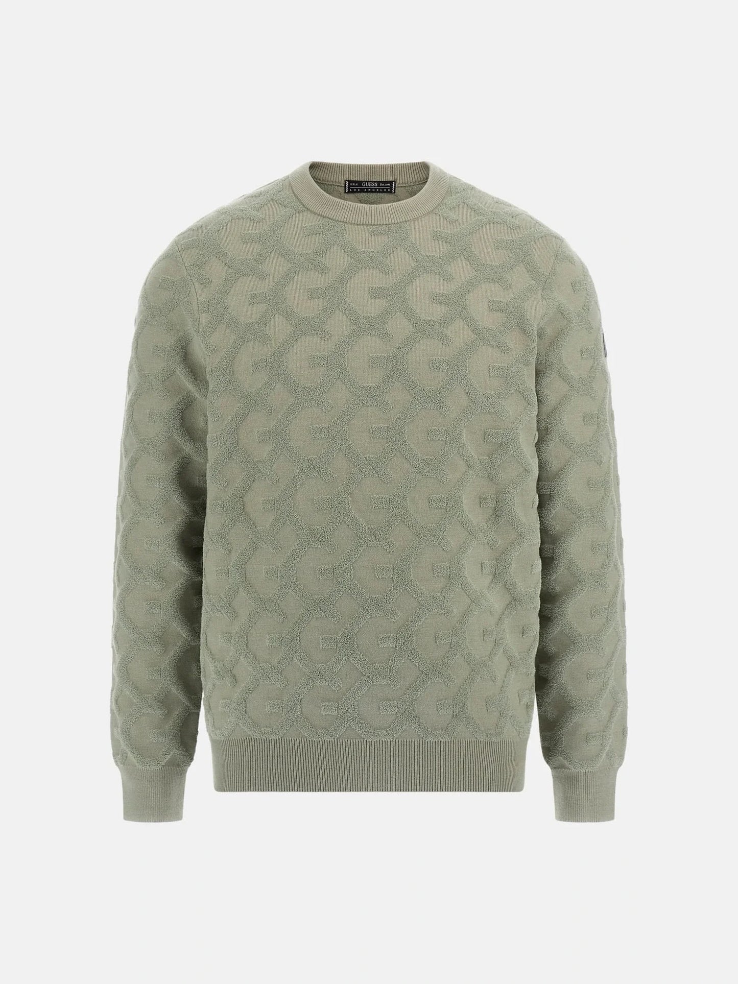 GUESS JEANS CHAIN STITCH KNITTED PULLOVER