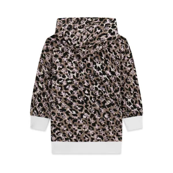 GUESS KIDS ALLOVER PRINT COTTON DRESS