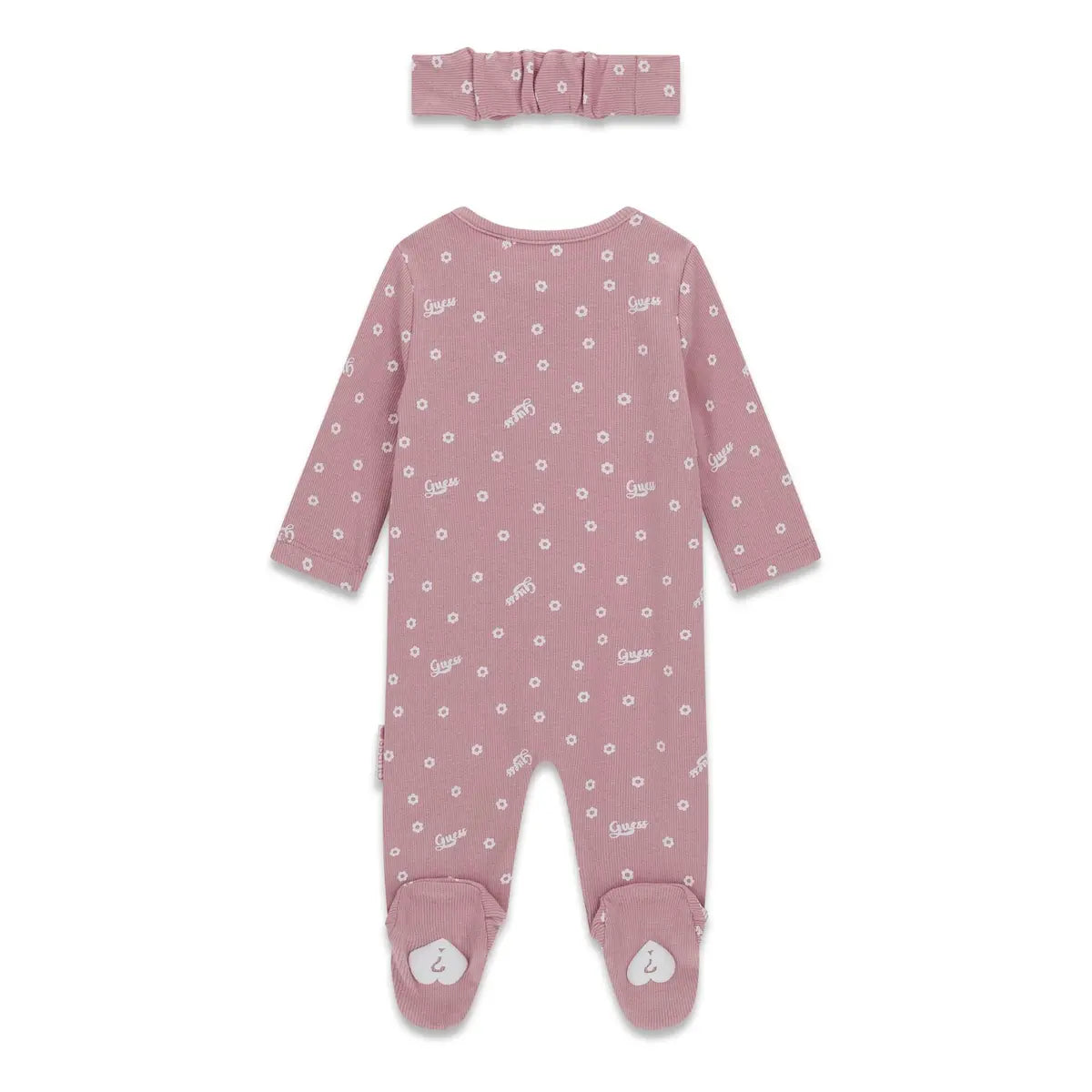 GUESS KIDS RIB HEADBAND & BODYSUIT SET