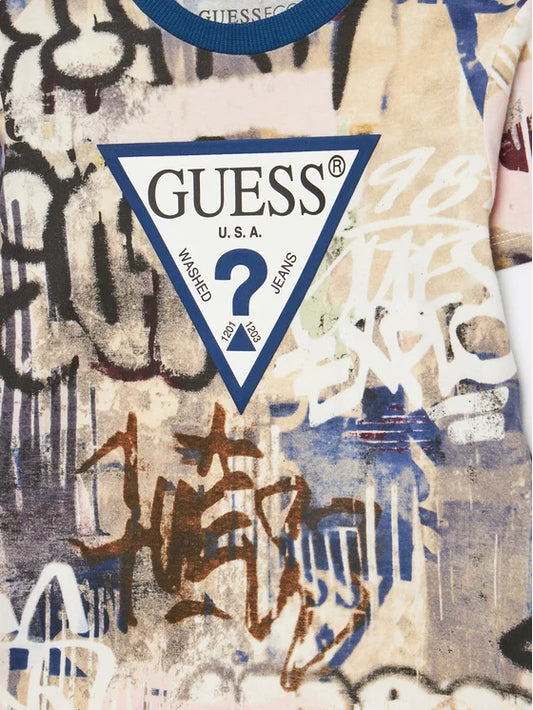 GUESS KIDS SET T SHIRT & ACTIVE PANTS