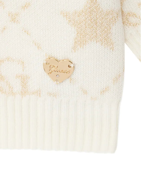 GUESS KIDS KNITTED SWEATER & PANTS SET