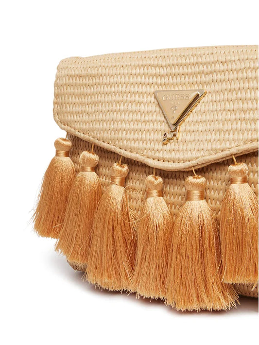 GUESS MINI RAFFIA BAG
