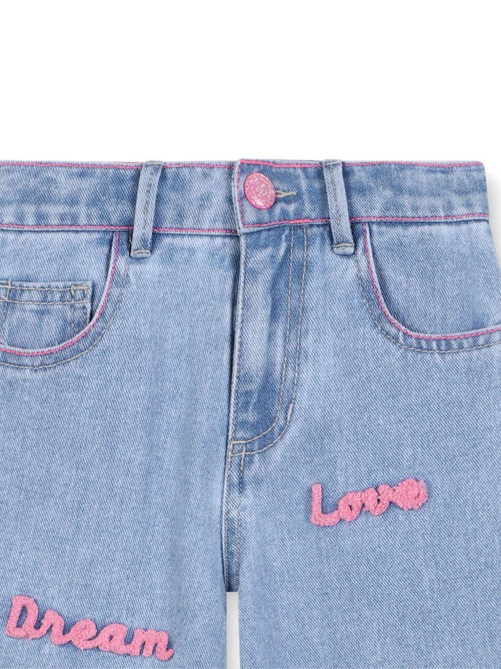 BILIIEBLUSH GIRLS JEAN WITH WRITING