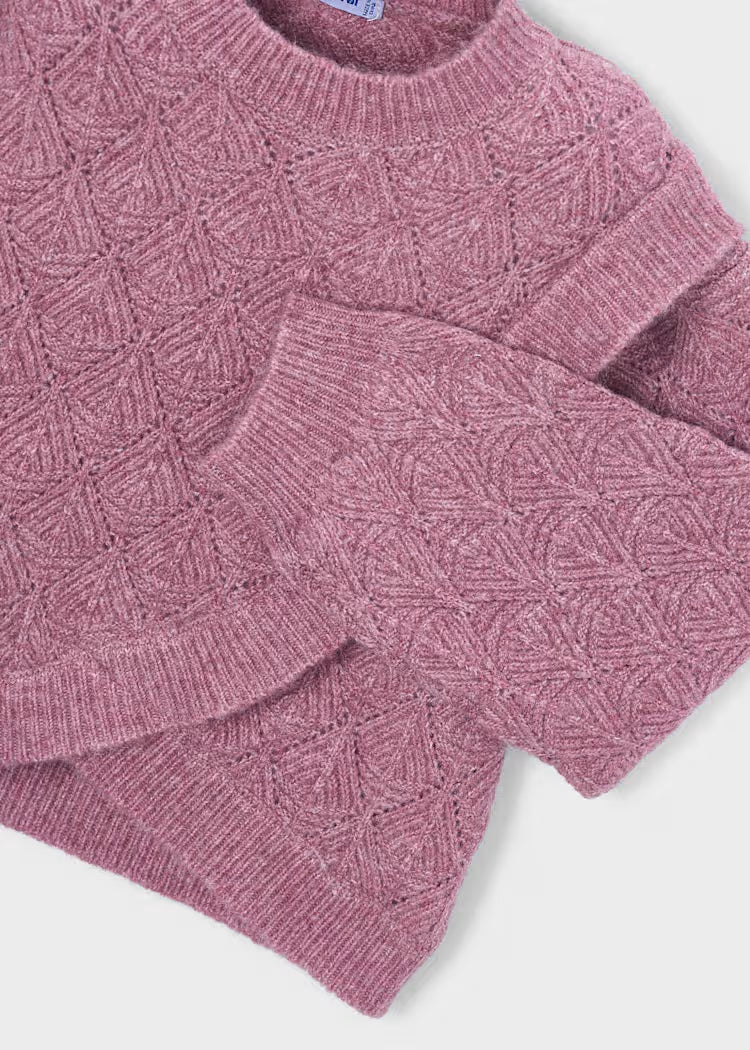 MAYORAL GIRLS TEXTURED KNITTED JERSEY
